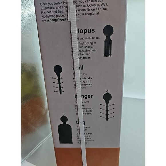 Hedgehog Dryer -Turbo Boot Dryer W/ Adj.Timer / Heat Settings "All-in-One Dryer" - Picture 4 of 7